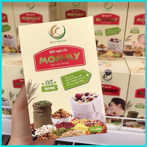 Ngũ Cốc Bầu Mommy 30 Loại Hạt - Dinh Dưỡng Cho Mẹ Bầu, Hộp 500g [𝐂𝐇𝐈́𝐍𝐇 𝐇𝐀̃𝐍𝐆]