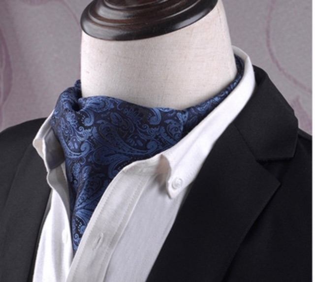Khăn Ascot nam cao cấp, khăn quàng cổ nam