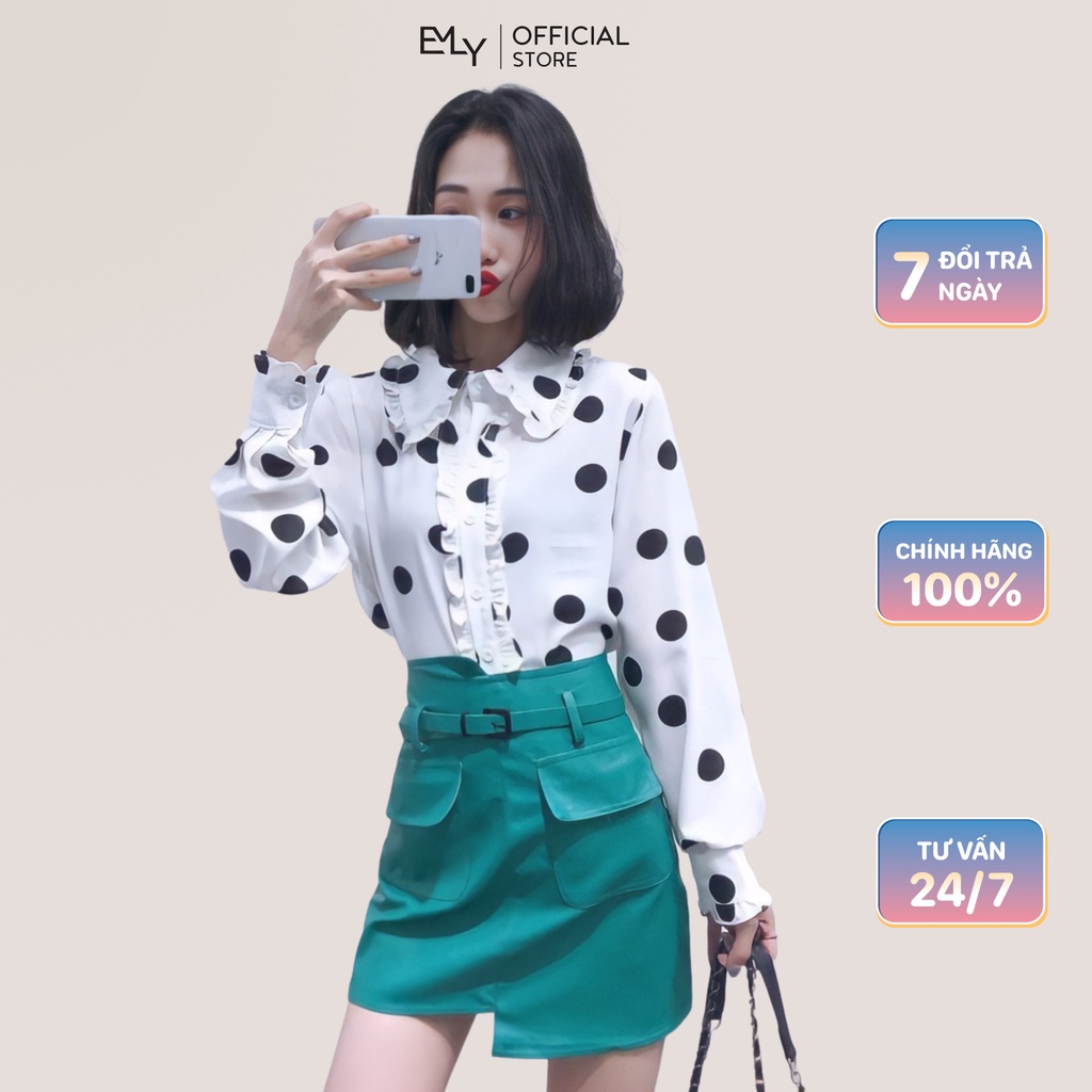 Chân váy nữ kiểu có túi Emilyshop