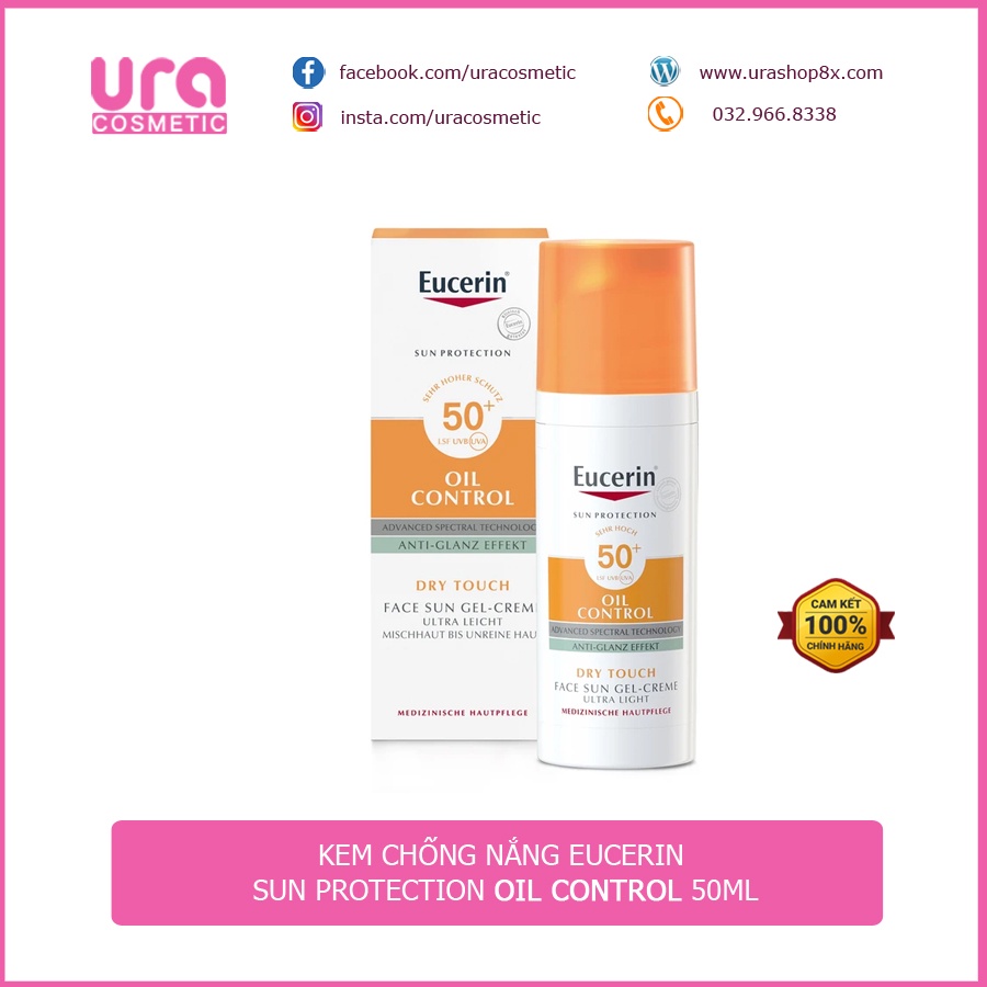 Kem chống nắng Eucerin spf 50+ 50ml