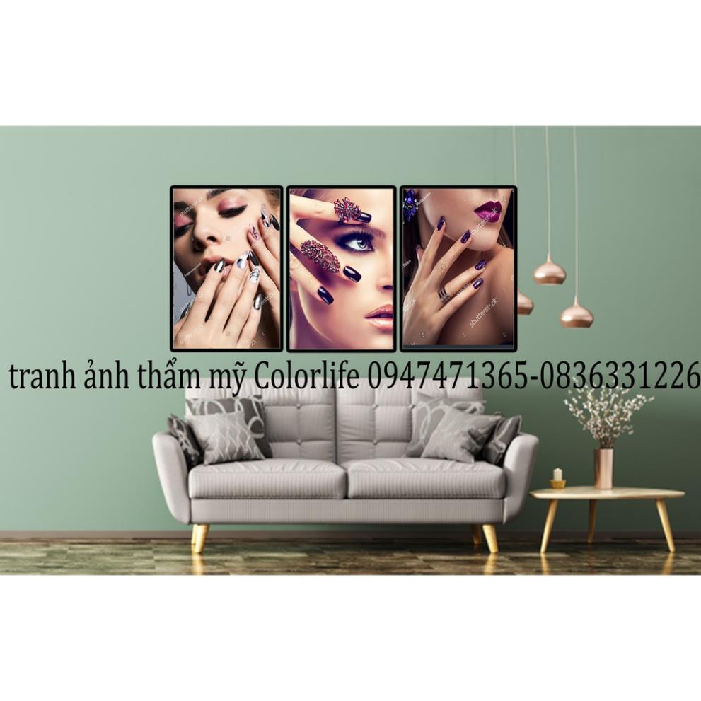 TRANH TRANG TRÍ TIỆM NAIL TRANH NAIL SIÊU ĐẸP GIÁ XƯỞNG B36 ColorLife SIÊU BỀN BẢO HÀNH 2 NĂM