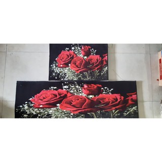 Set 2 thảm nhà bếp hoa văn (giao họa tiết ngẫu nhiên)