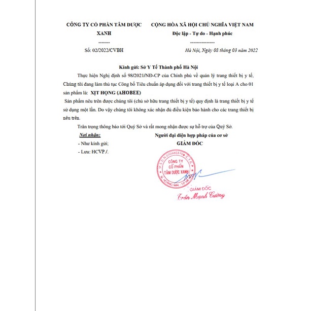 Xịt Họng Giảm Ho Green Heart Pharma Ahobee Chai 30ml