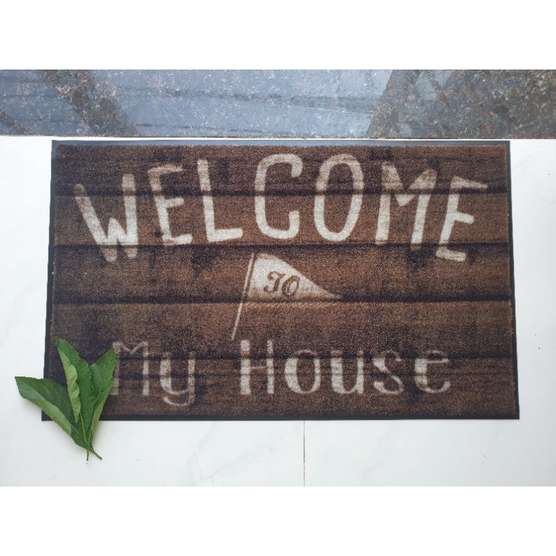 THẢM WELCOME CHÙI CHÂN DOORMAT 45X75CM CAO CẤP CONDOR