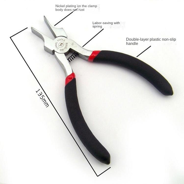 Kìm Kẹp Mũi Phẳng Điện Tử Siêu Mỏng 5 Inches / 125MM