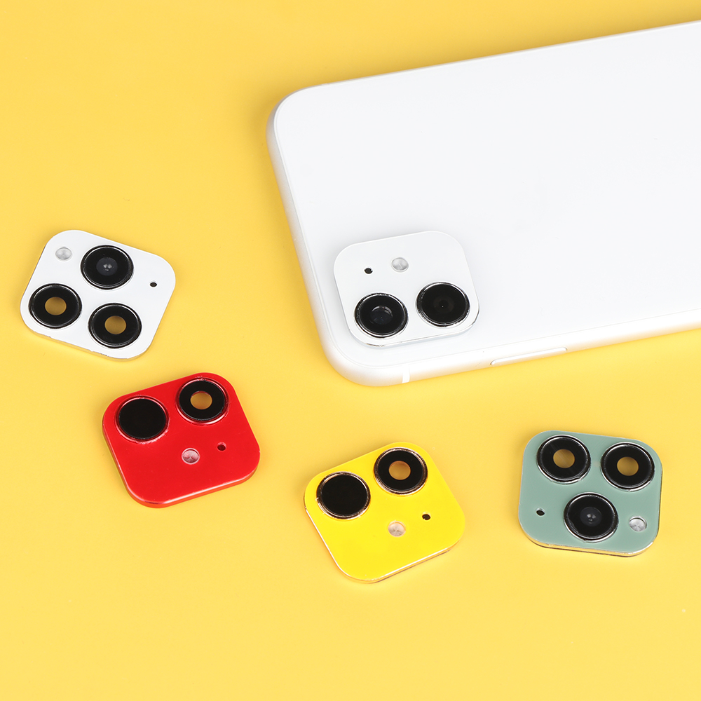 Miếng Dán Ống Kính Giả Camera Giả Lấp Lánh Nhiều Màu Sắc Cho