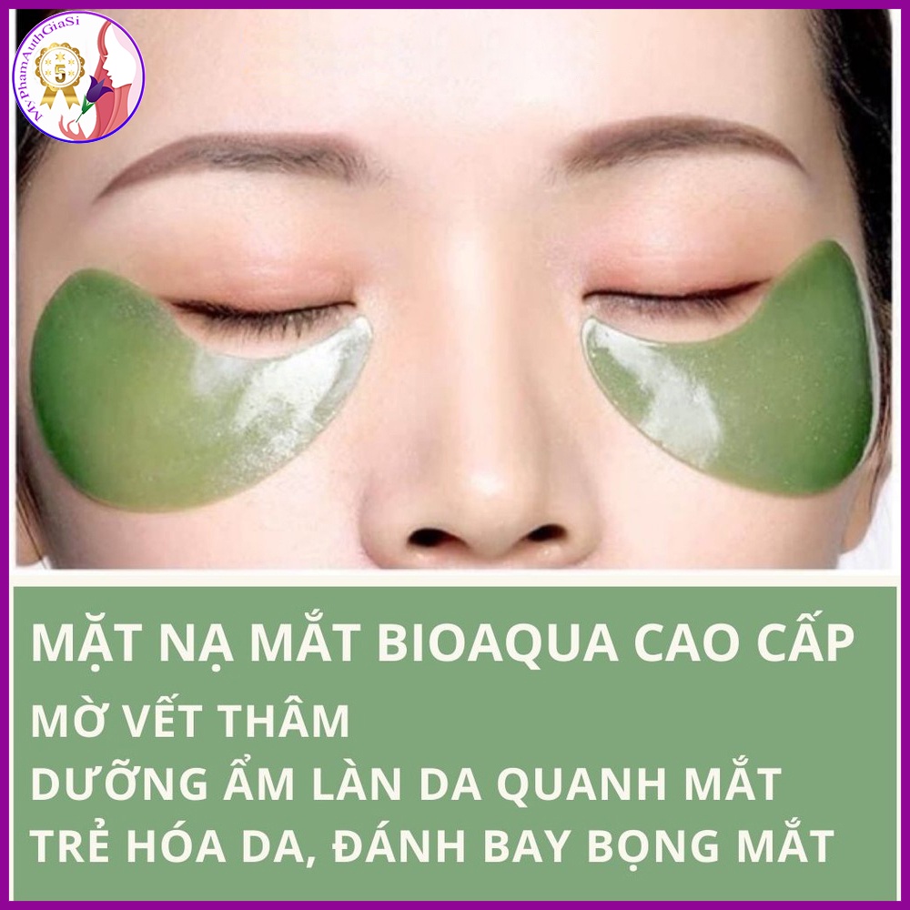 Mặt nạ mắt Bioaqua cung cấp chất tảo biển &amp; collagen giảm thâm quầng mắt 1 hộp 60 miếng