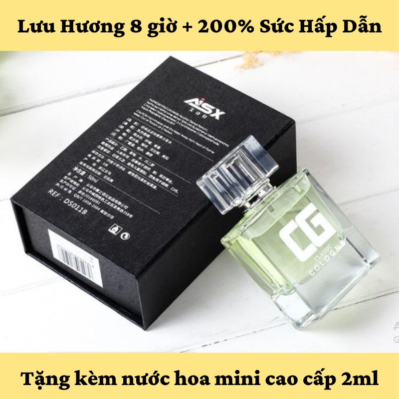 Nước Hoa Nam, Nước Hoa CG Cologne 55ml Hương Thơm Cá Tính, Thơm Lâu 12h Dầu Thơm Nam | BigBuy360 - bigbuy360.vn
