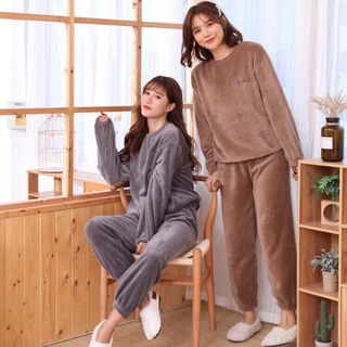 Bộ nỉ nhung D studio mặc nhà cực ấm