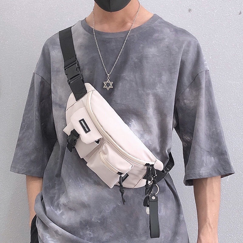 Túi đeo chéo nam nữ thiết kế đơn giản cá tính thời trang | BigBuy360 - bigbuy360.vn