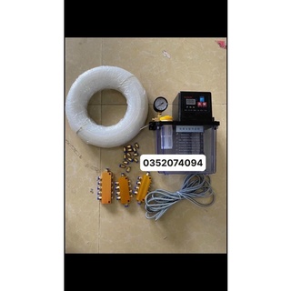 Bình bơm dầu tự động bôi trơn máy CNC 1.8L- 220V