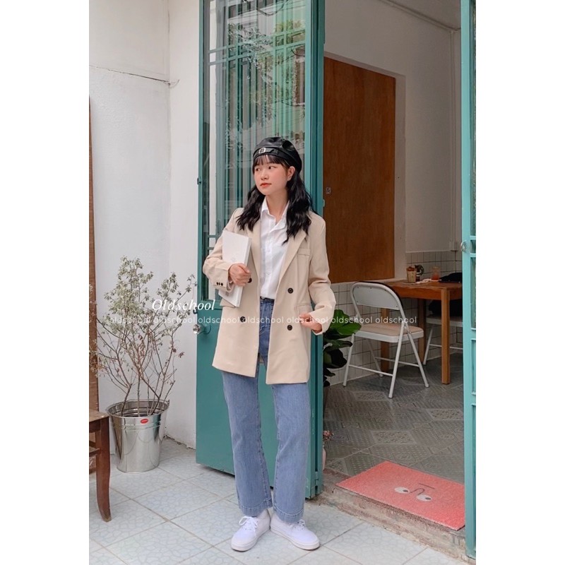 [CÓ SẴN] ÁO BLAZER ULZZANG 2 LỚP (ảnh thật/video)