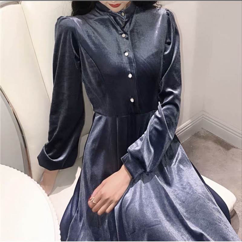 Đầm nhung Taobao cao cấp