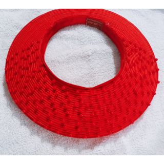 Khăn 25 vòng/ 30 vòng điểm đá đỏ bằng chỉ dù
