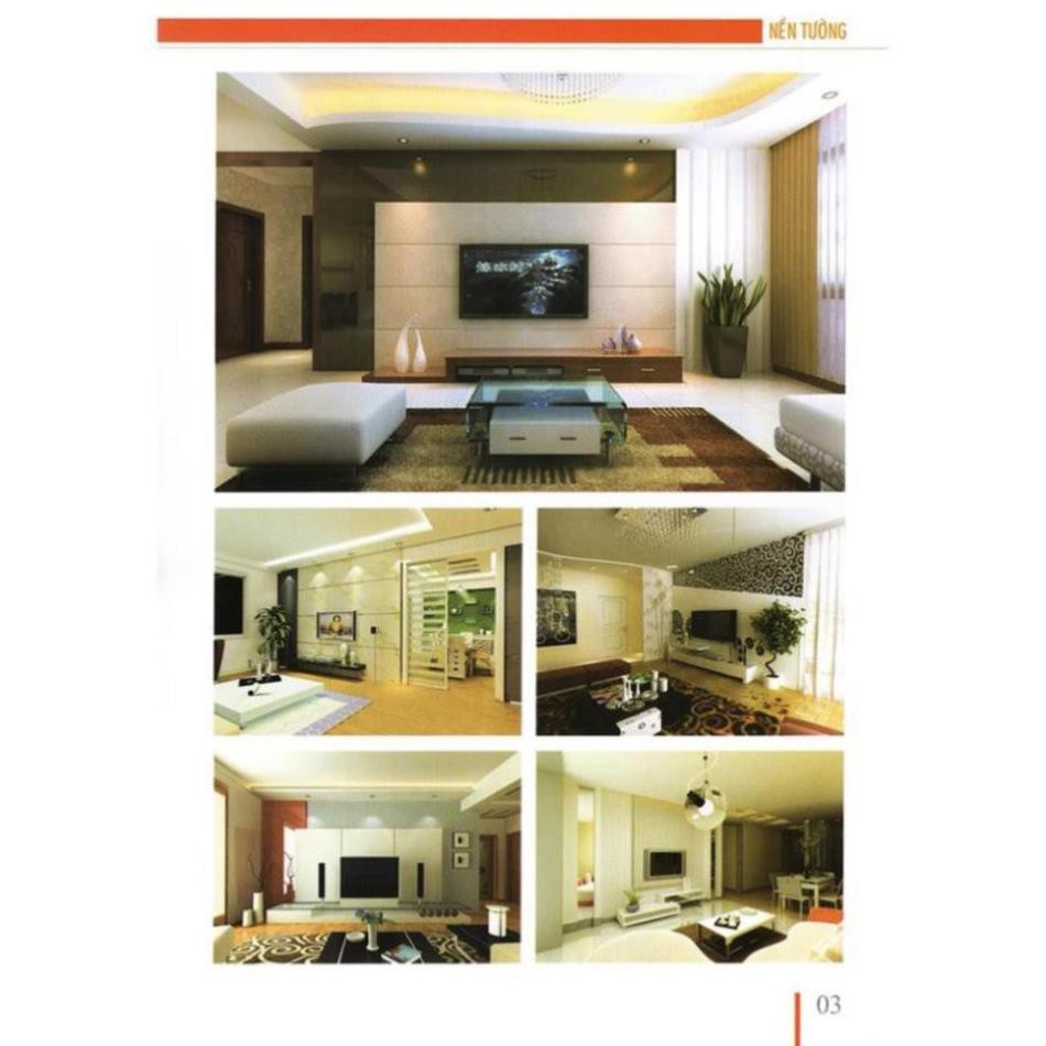 Sách - Thiết kế chi tiết nhà ở theo phong thủy - Quyển màu đỏ - Nền tường [Panda Books] | BigBuy360 - bigbuy360.vn