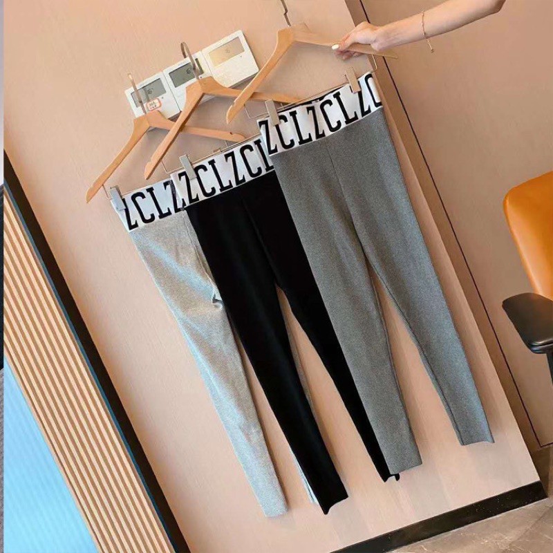 Quần legging lưng cao cạp chữ thời trang cho nữ | BigBuy360 - bigbuy360.vn