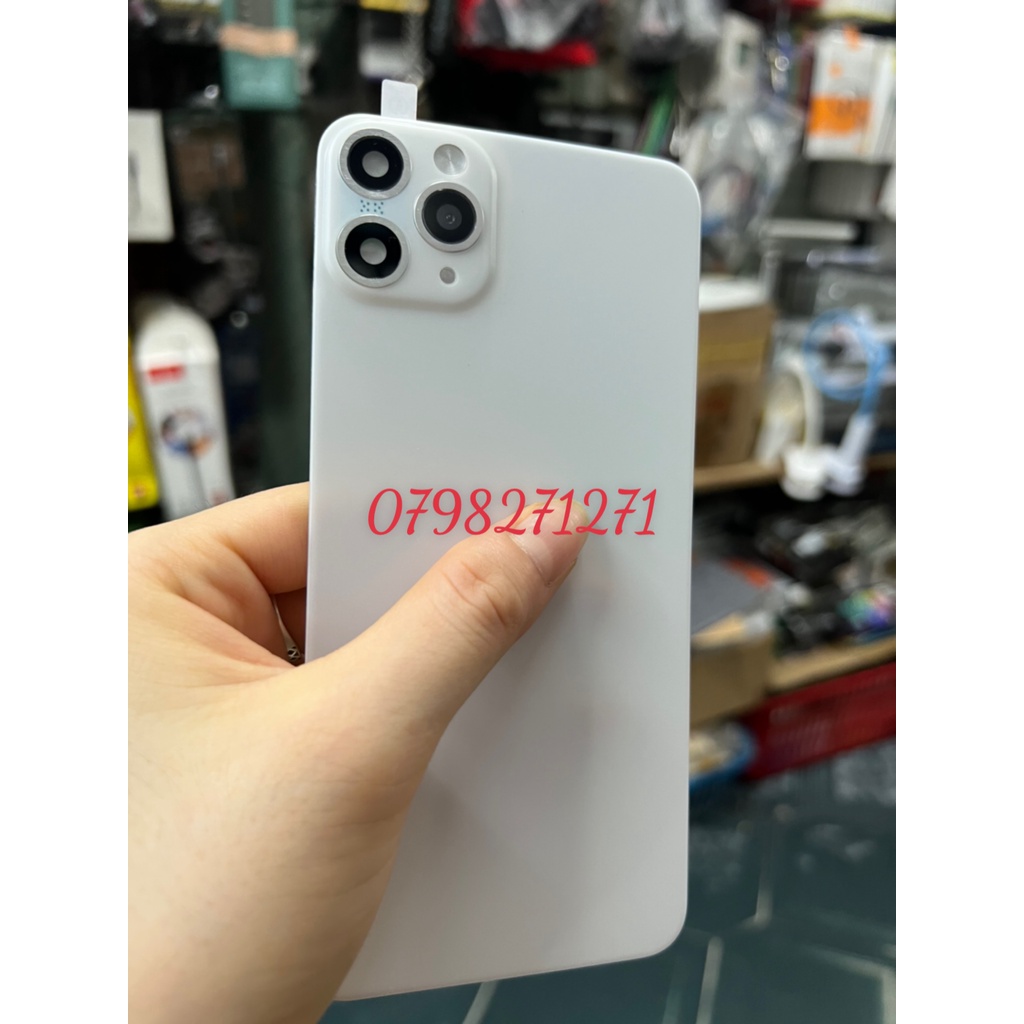 SIÊU ĐẸP , NHƯ MÁY THẬT  Miếng dán lưng + camera độ giả lên 11 iPh X Xs - Xs Max thành iP 11 / 11 Pro / 11 Pro Max