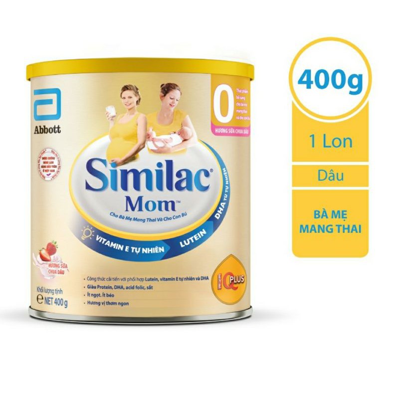 Sữa bầu Similac mom IQ hương vani/ dâu