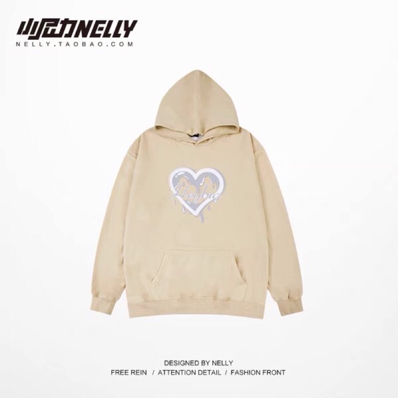 Áo hoodie nelly heybig nỉ sale (có sẵn)