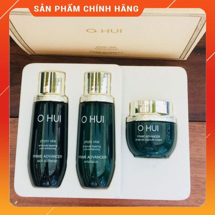 Set ohui xanh Prime Advancer mini 3 sản phẩm