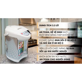 Bình thủy điện Sunhouse SHD1533 3.3 lít