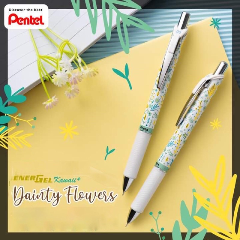 Bút Gel Pentel Kawaii Nhật Bản BLN75KW | Trơn Mượt Siêu Nhanh Khô | Phong Cách Nhật Bản Độc Đáo Lạ