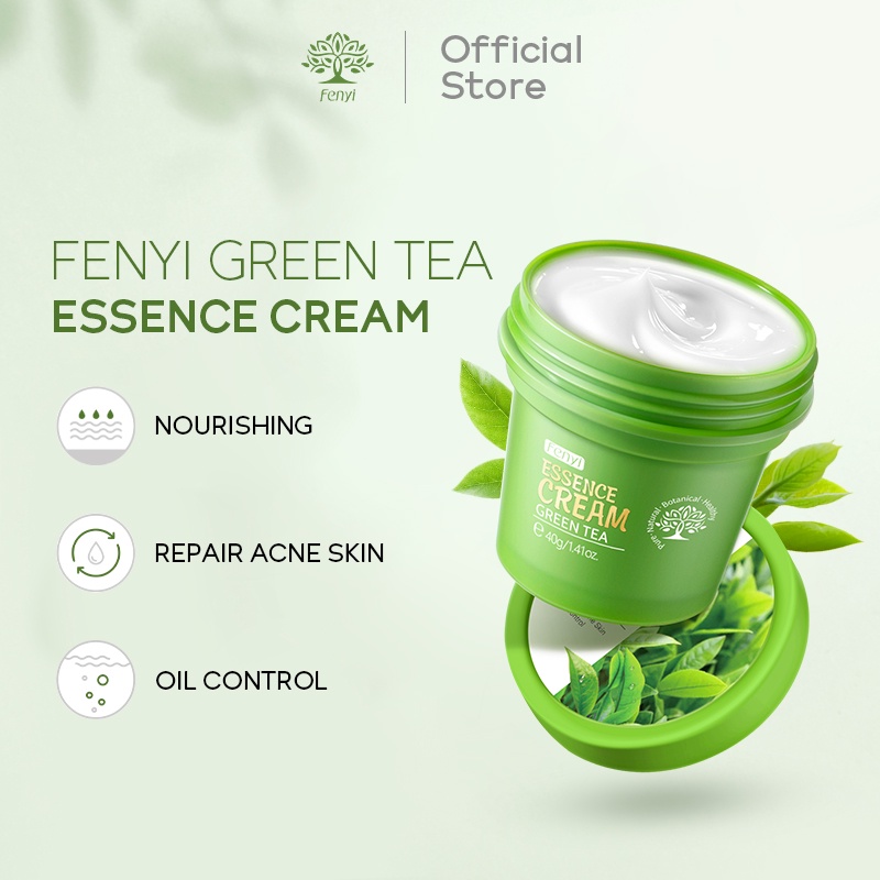 Fenyi Green Tea Face Cream Oil Control Moisturizing 40g