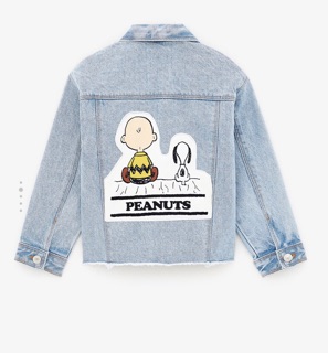 Sỉ áo khoác bò Snoopy Zara