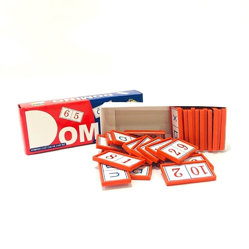 Đồ Chơi Nhựa Domino Học Chữ Cái Và Số Cho Trẻ Mầm Non - Đồ Chơi Thông Tư 02