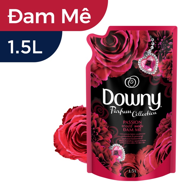 Nước Xả Vải Downy Đam Mê Túi 1.5L