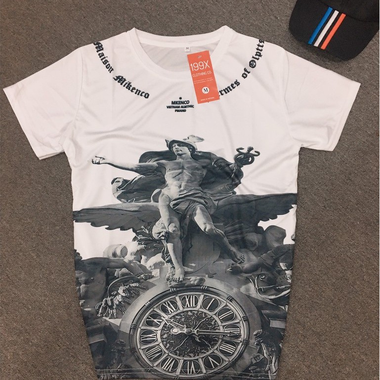 Áo Phông Unisex, Áo Thun Nam Nữ In Hình 3D Vị Thần Thời Gian Hot Trend Hè 2021 Chất Thun Co Giãn 4C - AC116 - Shopmens | BigBuy360 - bigbuy360.vn