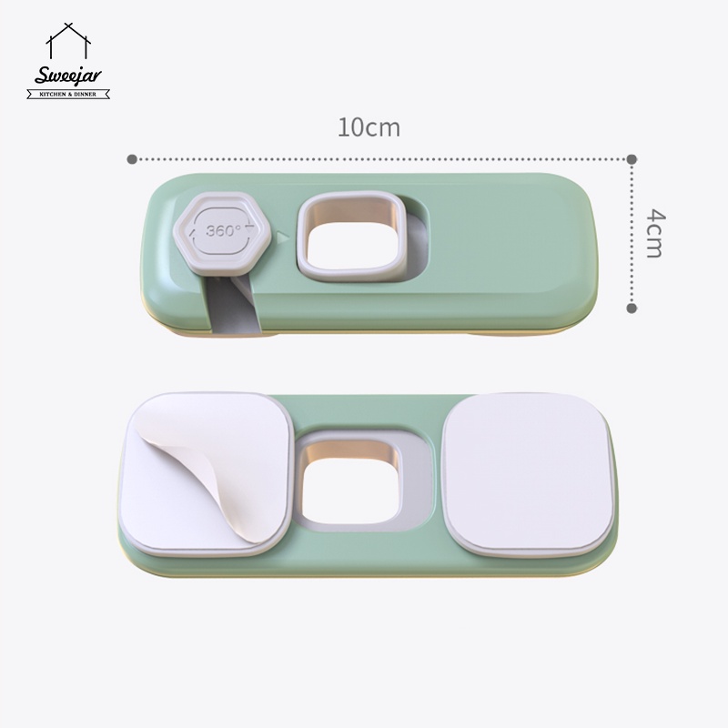 SWEEJAR Khoá an toàn nút khoá 360° chống kẹp tay tiện dụng cho cửa tủ/tủ lạnh bảo vệ cho bé yêu