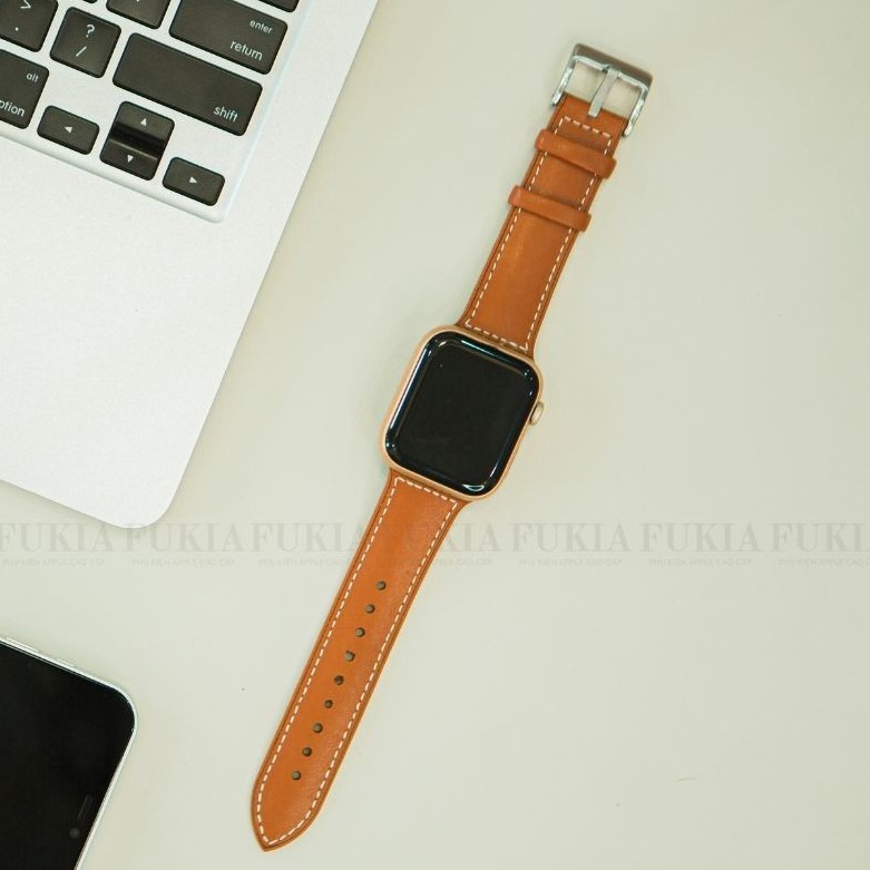 Dây da Mutural dành cho Apple Watch đồng hồ thông minh Series 1/2/3/4/5/6/SE size 38/40/42/44 mm