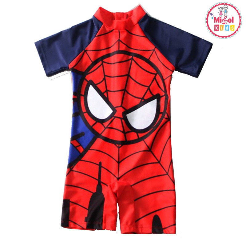 Đồ bơi bé trai người nhện Spiderman đỏ không thấm nước 1-8T - Misolkids by huong274