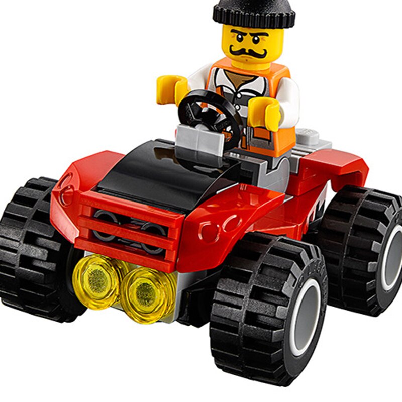 Đồ chơi giáo dục Lắp Ráp mô hình Xe Bela 10657 398pcs City Police Mobile Command Center Truck Car Crane Loade