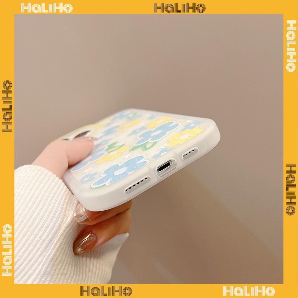 iPhone Case Silicone Soft Case Clear Case TPU Airbag Shockproof Full Coverage Protection Camera Oil Painting Flower For iPhone 13 Pro Max iPhone 12 Pro Max iPhone 11 iPhone 7 Plus