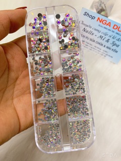Đá gắn móng tay chân  mix size từ size 4-20