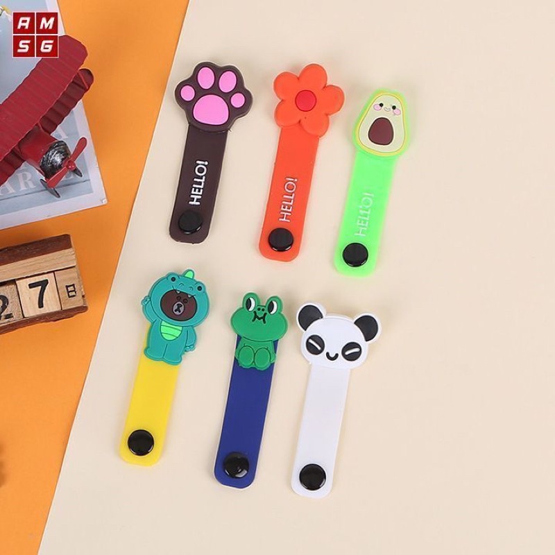 Dây Cuốn Thu Gọn Tai Nghe, Cáp Sạc Hình Thú Siêu Cute