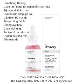 The Ordinary AHA 30% + BHA 2% Peeling Solution