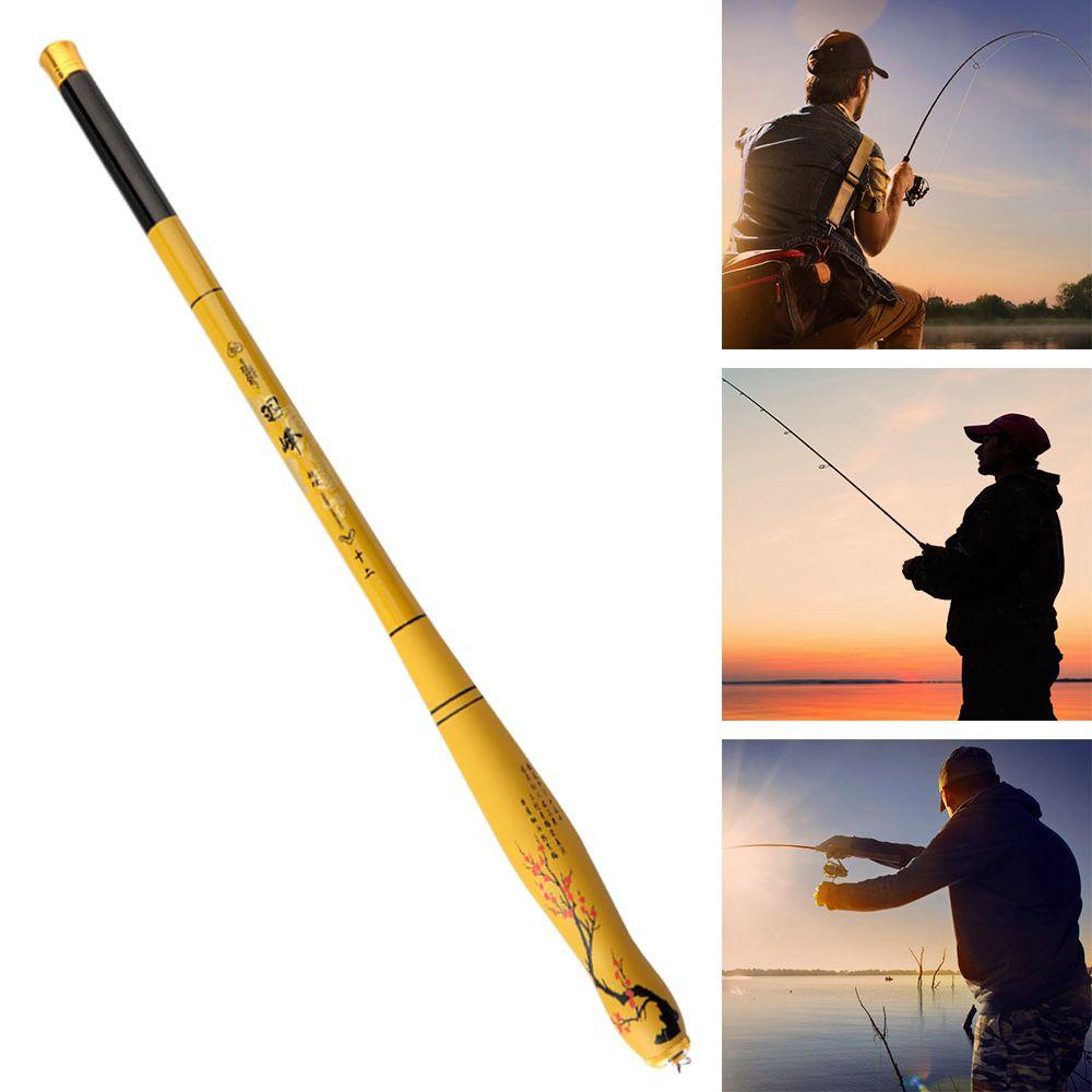 MUVAKO Cần Câu Cá Mini Bằng Sợi Carbon Siêu Nhẹ Tiện Dụng Mang Theo Du Lịch