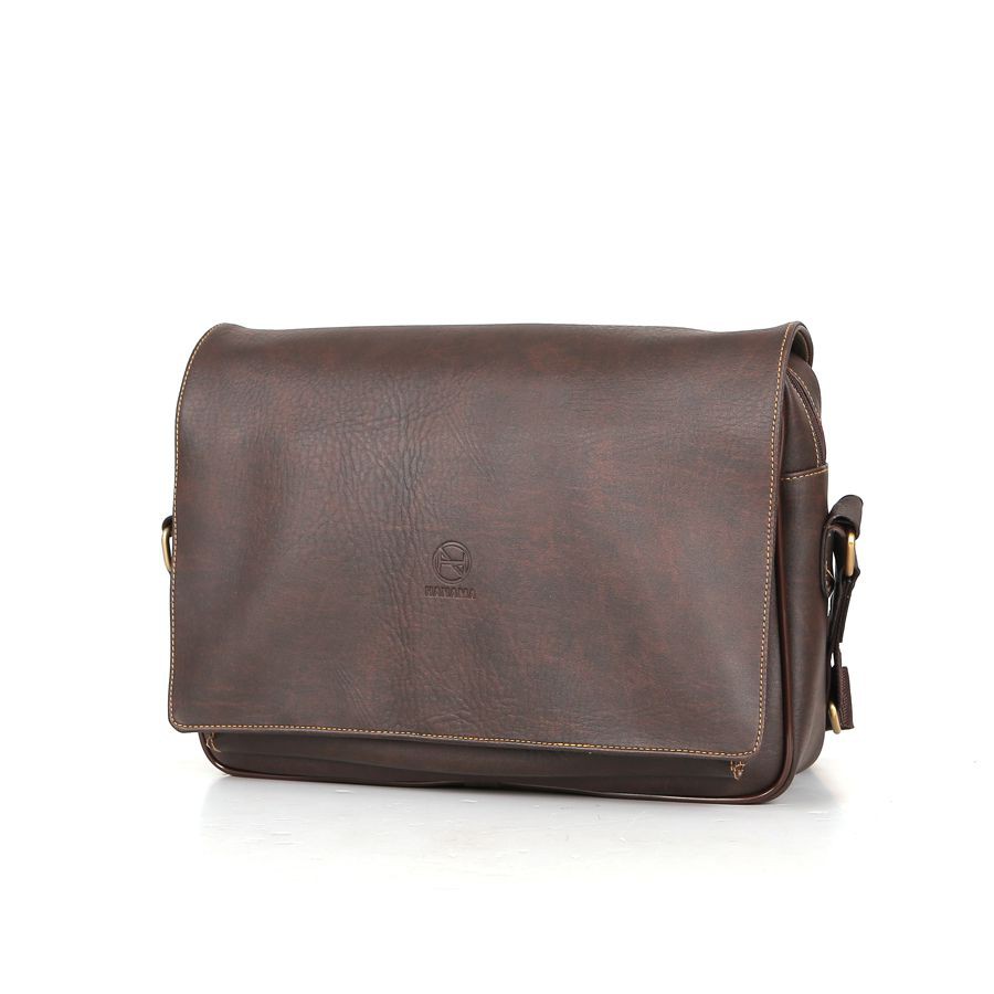 Túi Đeo Chéo HANAMA Soci 3 Da Thật - Vừa Macbook 13.3 Inch - Có Phiếu BH 18 Tháng