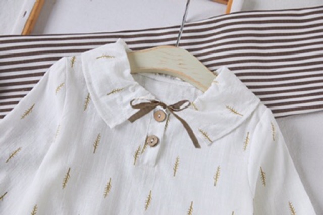 Set yếm kèm áo sơ mi