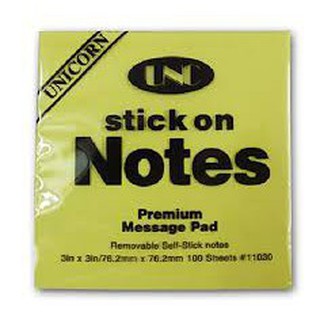 Giấy note vàng 3x3
