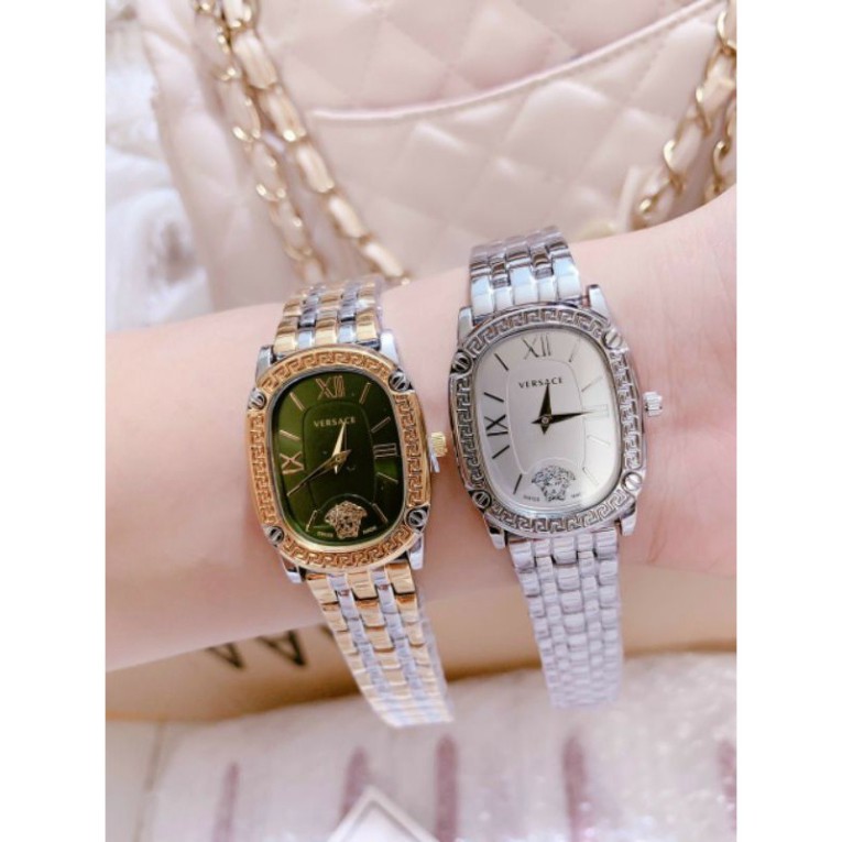 Đồng hồ nữ Versace dây thép đặc sang trọng, bảo hành 12 tháng