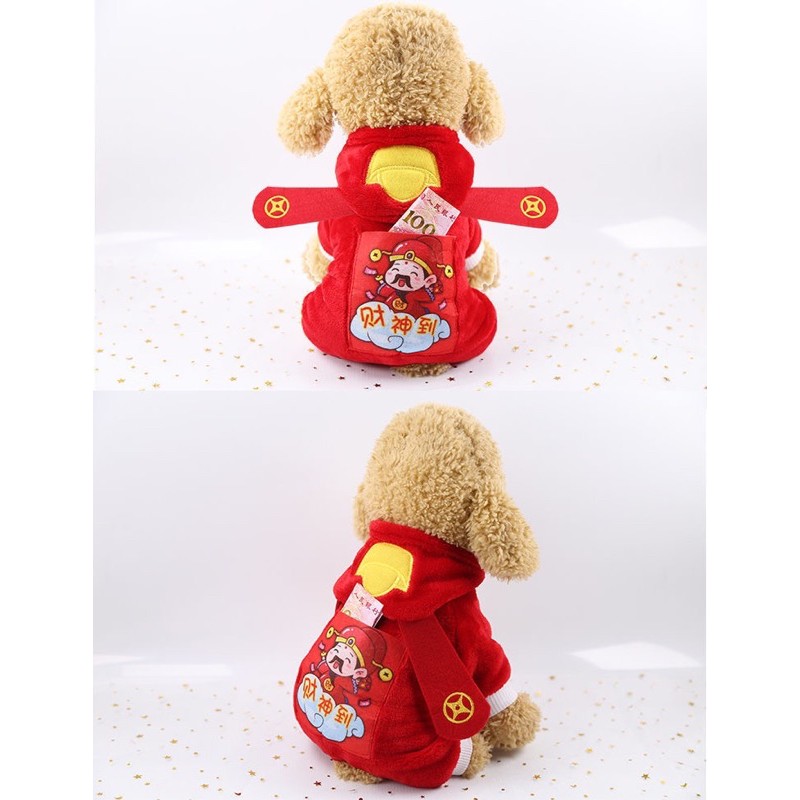 Áo thần tài cho thú cưng