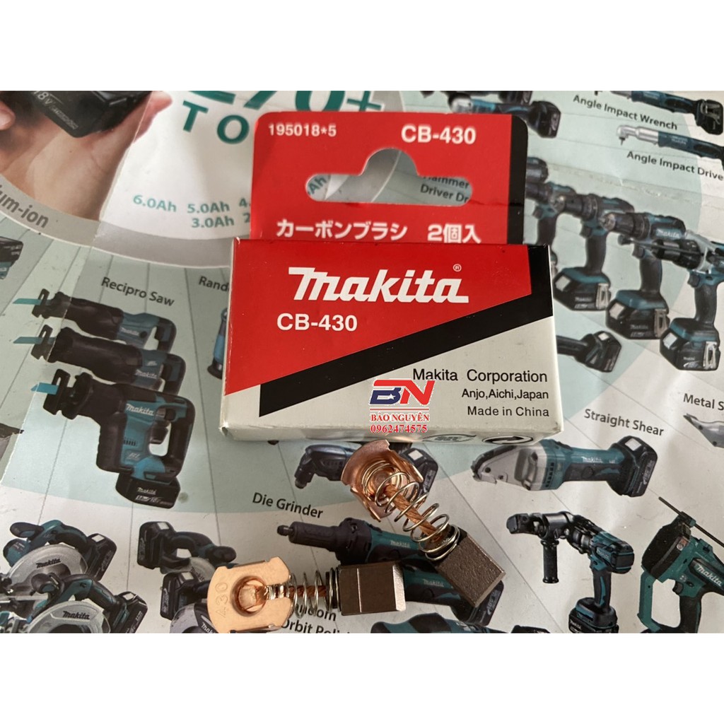 Chổi than CB-430 Makita 191971-3. BN.