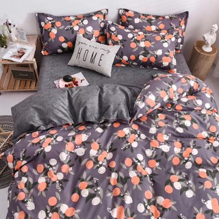 sét chăn ga cotton poly quả cam
