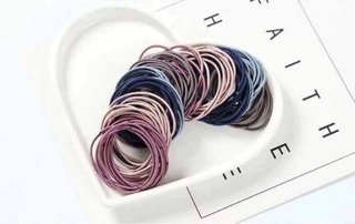 Túi 100 Dây Buộc Tóc Mix Màu