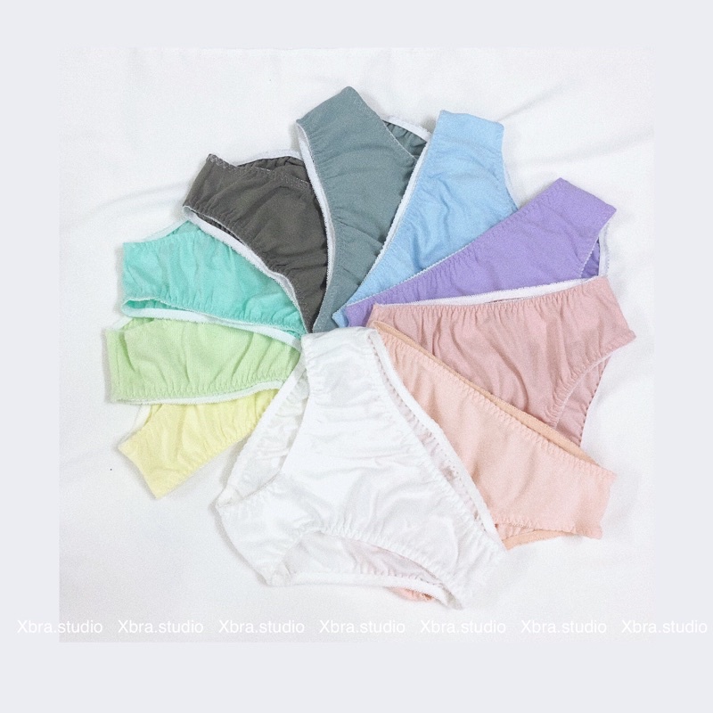 Quần lót cotton basic tone màu pastel dễ thương