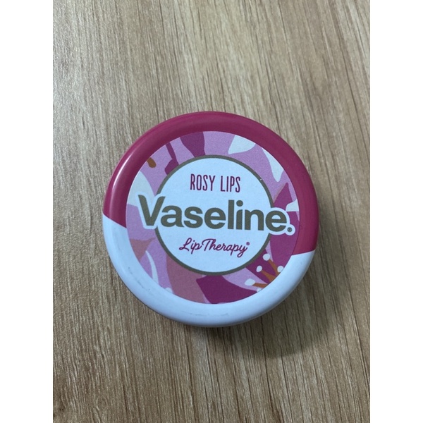 - Son dưỡng môi Vaseline 20g dạng hũ thiếc hồng Rose lips - MADE IN UK